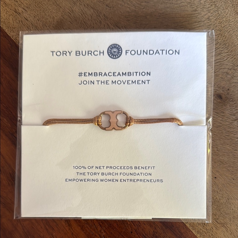 Tory Burch Pink and Gold Elegant Bracelet